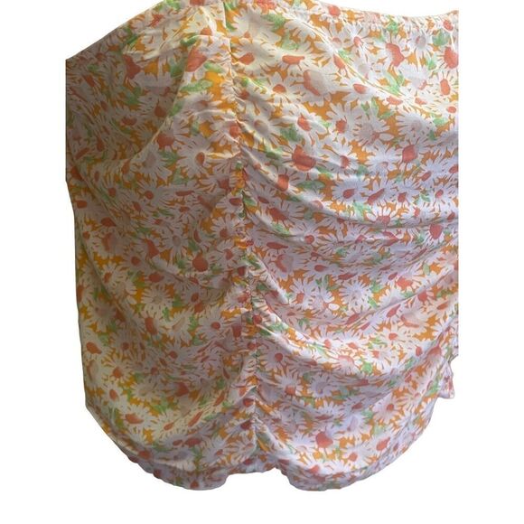 BP Nordstrom Multi-Color Floral Halter Top 100% Rayon Size Large-NWT - Picture 11 of 15